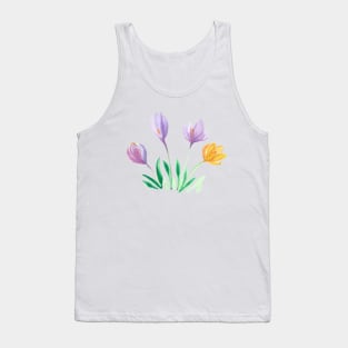 Colorful flowers in spring Tank Top